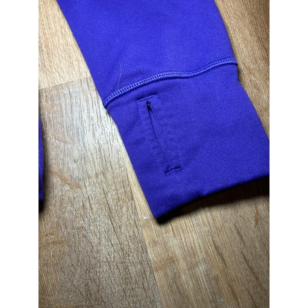 NIKE Therma-Fit Womens CrewNeck Pullover Sweatshirt‎ Purple Polyester Sz M